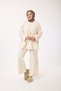 44120 - Stylish Comfortable Casual Women's Set with Belt Accessory and Knitted Pants