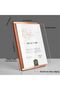 A4 (8.5 x 11) Picture Frame with Metal Border - 6