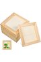 10-Piece Unfinished Wood Picture Frames (12 x 12 cm) - 4