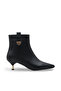 Women's Black Pointed Toe 5 cm Heeled Stylish Ankle Boots—Elegant, Comfortable, Suitable for Everyday-Classic Combinations - 3