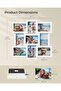 4x6 Collage Picture Frames for Wall Decor, 9-Pack, Cloud White - 6