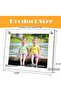 Clear Acrylic Photo Frame, 28x33cm (A4) Double-Sided Tabletop - 6