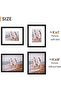 8x10 Picture Frame Set of 5 (Black) for Tabletop and Wall - 6