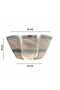 Large Size Picnic and Beach Bag Striped Cream Straw Beach Bag Jute Bag Hand and Shoulder Bag - 5