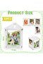 Magnetic Photo Frames (4-Pack) - Clear ABS Magnetic Mini Frames for Instax - 6