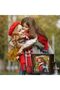 Picture Flip Box Personalized Hand-Crank Photo Flipbook Frame Solid Walnut - 6