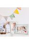 Picture Frame, 4 Pack 8x6 Glass Photo Frames, Silver Glitter Rectangular - 5