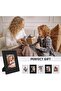 2x3 Photo Frame, 6 Pack Mini Plastic Picture Frame (Black + White) - 7