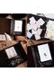 4x6 Photo Album Scrapbook - Leather Cover, 30 Black Kraft Pages (Heart) - 3