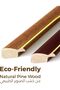 Document Frame with Golden Edge - A4 / 8x10 / 11x14 Brown Wooden Certificate Frame - 3