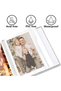 Small Photo Album 4x6 Slip-in Picture Album, 26 Pages, Holds 52 Photos, Linen Cover (Blue) - 3