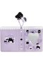 3 Inch Mini Photo Album - Heart Hollow, 40 Pockets (Purple Black Cat) - 3