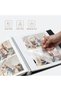 Large Photo Album 13inch x 13.5inch Self-Adhesive Scrapbook 40 Sticky Pages (Blue) - 4