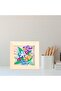 Wooden Picture Frames - 6 Unfinished 4.7x4.7 inch DIY Photo Frames (Khaki) - 5