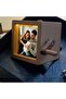 Picture Flip Box Personalized Hand-Crank Photo Flipbook Frame Solid Walnut - 5