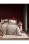 Lydie Double 100% Cotton Flannel Bed Sheet Pieces Duvet Cover Set - Beige