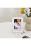 2-Pack Mini 3-Inch Transparent Self-Standing Photo Frames for Desk Home Decoration - 4