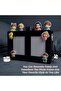 Rotating Photo Frame for Polaroid Instant Photos (Holds 12-24) Black & White Tabletop - 8