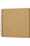 7x7 Inch DIY Scrapbook Album, Hardcover Kraft Paper Photo Memory Book with 20 Sheets