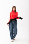 Yumoş Square Neck Tie-Up Knit Scarf - Square Piece Scarf - Knit Shoulder Scarf Office Daily Fashion Scarf - 2