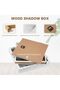 8x8/8x10/10x10/12x12 Shadow Box Picture Frame with Linen Board - White - 8