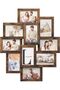 Collage Picture Frames, 10-Pack 4x6, Rustic Brown