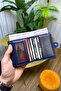 Enra Navy Blue Genuine Leather Card Holder Wallet Is Stylish and Convenient - 6
