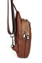 Men's Tan Color Double Handle Cross Shoulder Bag Body Bag Daily Bag - 5