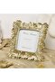 Gold 4x4 Vintage Resin Palm Leaves Square Picture Frame - 4