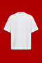 New Year's Goblet Printed White Oversized T-Shirt - 2