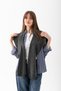 Yumoş Square Neck Tie-Up Knit Scarf - Square Piece Scarf - Knit Shoulder Scarf Office Daily Fashion Scarf - 7