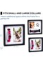 Dog & Cat Pet Memorial Picture Frame with Paw Print Kit & Collar Holder - 6
