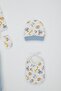 Baby Boy Hospital Release 5-Piece Safari Adventure Cute Animals Patterned 0-3 Months, White - 6