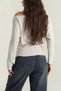 Women's Stretch Fabric Boat Neck Modal Fabric Blouse - 5