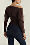 Women's Stretch Fabric Boat Neck Modal Fabric Blouse - 4