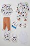 Baby Boy Hospital Release 8-Piece Dinosaur Kingdom Set 0-3 Months, White - 2