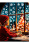 New Year Snowflakes Glass Sticker - Suitable for All Surfaces, Non-Marking Winter and Christmas Decoration - 7