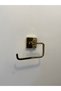 Gold Toilet Paper Holder - Premium Gold Open Toilet Paper Holder 100% Brass Rustproof - 3