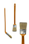 Trimming Painting Brush Plastic Handle No. 2 Ceiling Paint Angled Bristle Brush Interior Exterior - 2