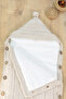 Baby Girl Boy Buttoned Cream Swaddle Blanket Newborn Gift Stl7123 - 3