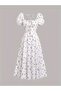 Women'S Floral Print Midi Dress