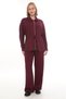 Gold Zipper Detailed Zr Model Modal Fabric Tracksuit Set with Gathered Waist - 3