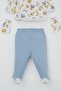 Baby Boy Hospital Release 5-Piece Safari Adventure Cute Animals Patterned 0-3 Months, White - 5