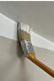 Trimming Painting Brush Plastic Handle No. 2 Ceiling Paint Angled Bristle Brush Interior Exterior