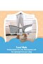 6 In 1 Deluxe Multi-Functional Bassinet - Portable Rocking Sleeper (Grey) - 3