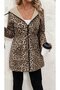 New Season Women's Long Sleeve Hooded Double Side Pocket Lace-Up Zippered Viscose Two-Thread Jacket - 6