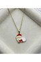 Steel pendant with santa claus christmas new year gift pendant