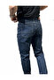 Men's Indigo Regular Fit Stretch Fabric Stretch Jeans - 4