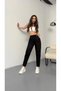 Çnr Mom Fit Jeans Denim Jeans High Waist Trousers Boyfriend New Hsn - 3