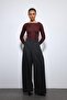 Smoked Striped Wide-Leg Pants - 2